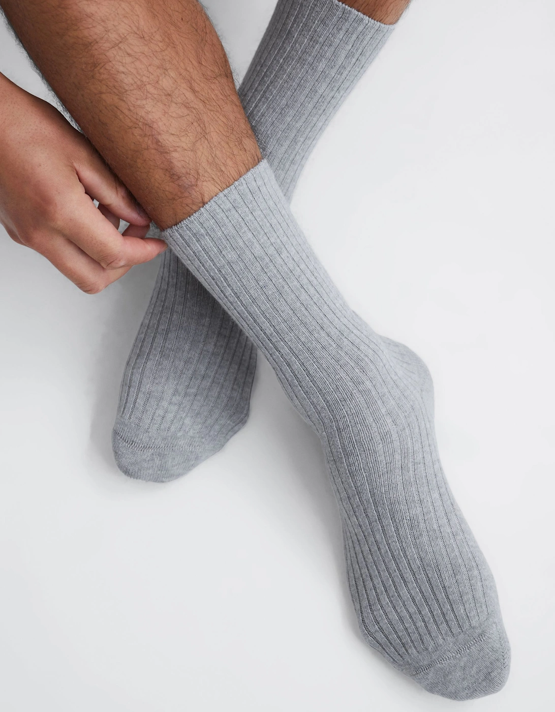 Wool Cashmere Blend Socks, 2 of 1