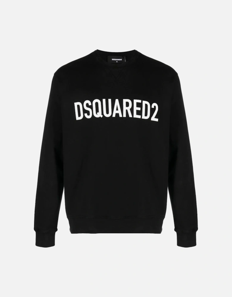 Cool Fit Branded Sweatshirt Black