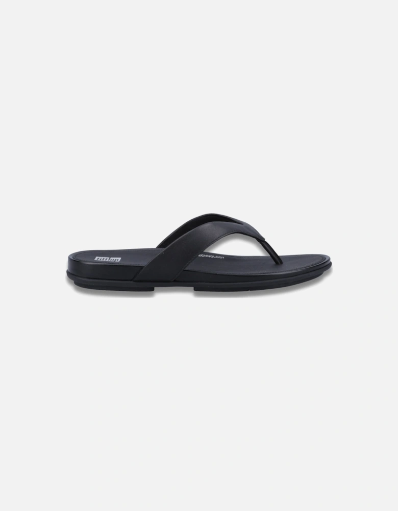 Womens Gracie Leather Thong Flip Flops