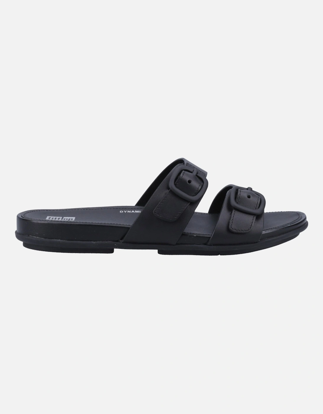 Womens Gracie Adjustable Buckle Slip On Sliders