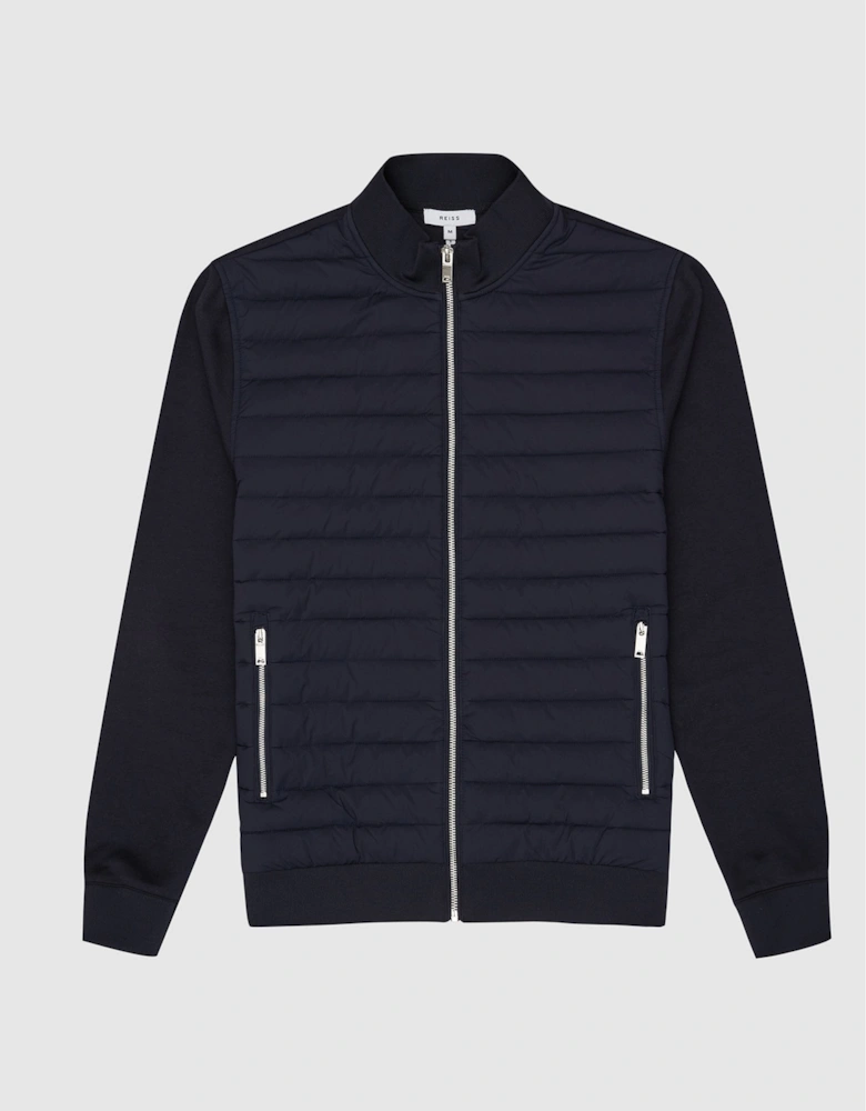 Quilted Hybrid Jacket