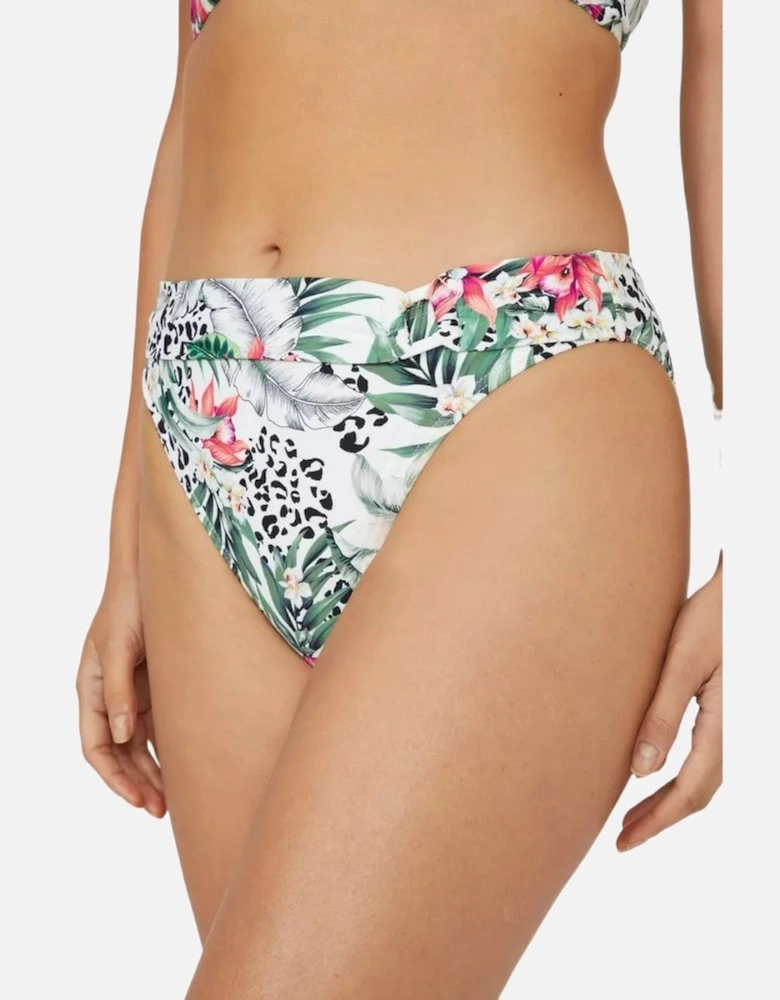 Womens/Ladies Jungle Ring Detail Bikini Bottoms