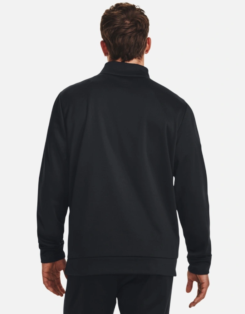 Mens Armour Fleece Half Zip Sweater Top