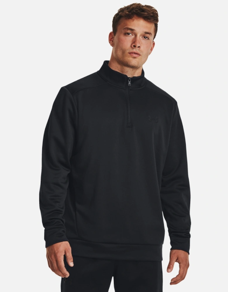 Mens Armour Fleece Half Zip Sweater Top