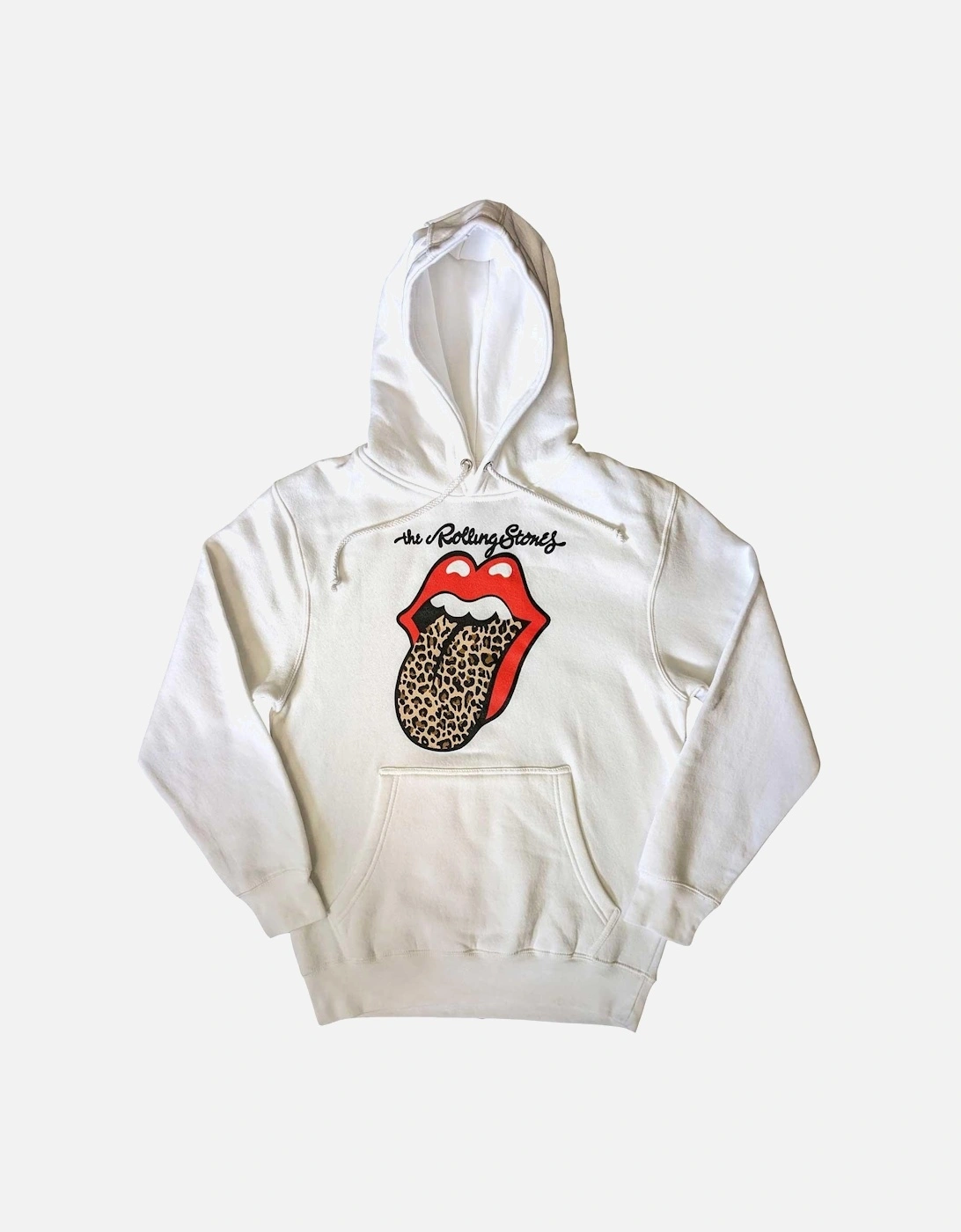 Unisex Adult Leopard Tongue Pullover Hoodie, 2 of 1