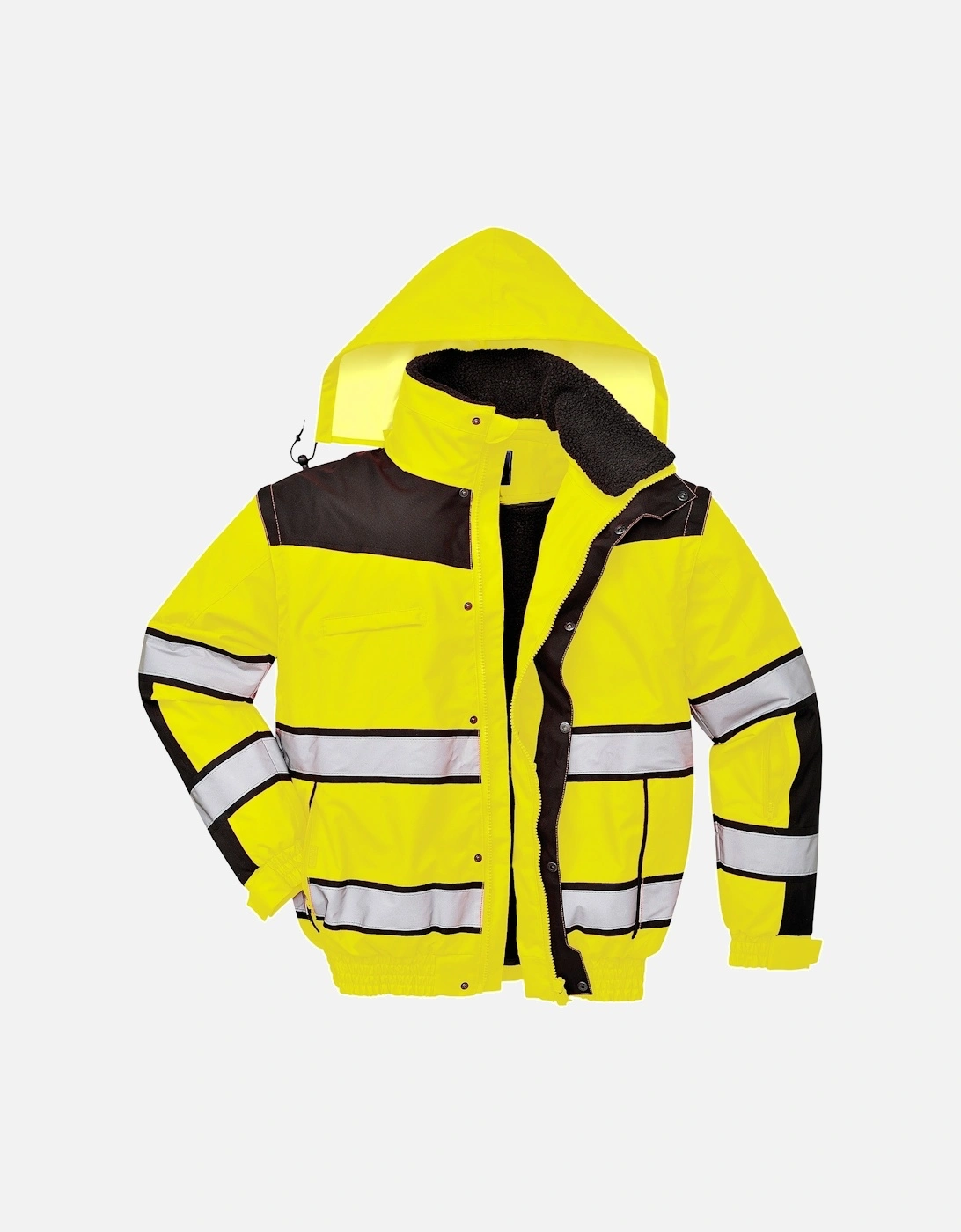 Mens High Visibility Classic All Weather Bomber Jacket, 5 of 4