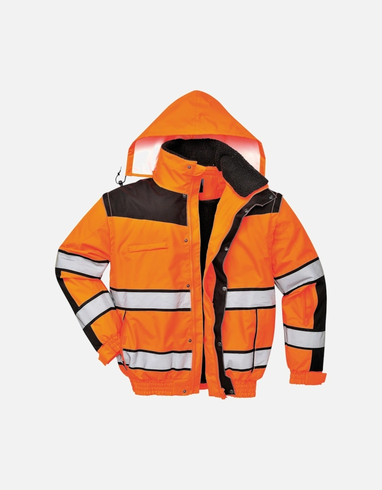 Mens High Visibility Classic All Weather Bomber Jacket