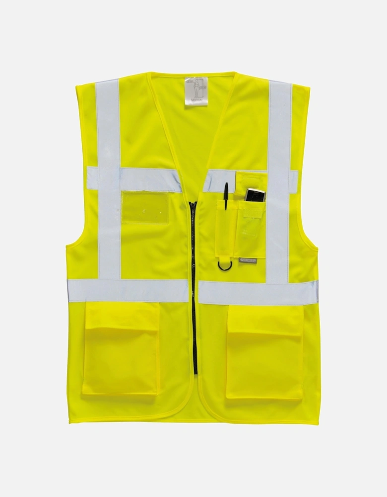 Hi Vis Executive / Manager Vest / Safetywear (Pack of 2)