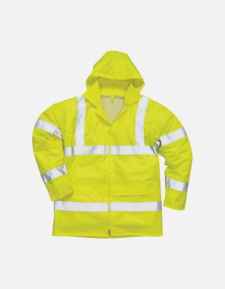 Hi-Vis Rain Jacket (H440) / Safetywear / Workwear (Pack of 2)