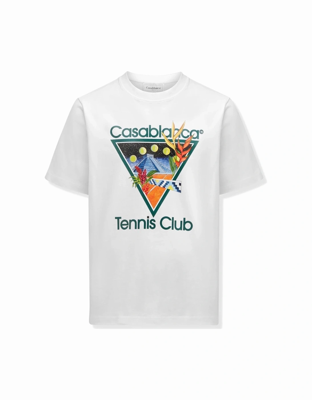 Tennis Club Icon Printed T-shirt White, 3 of 2