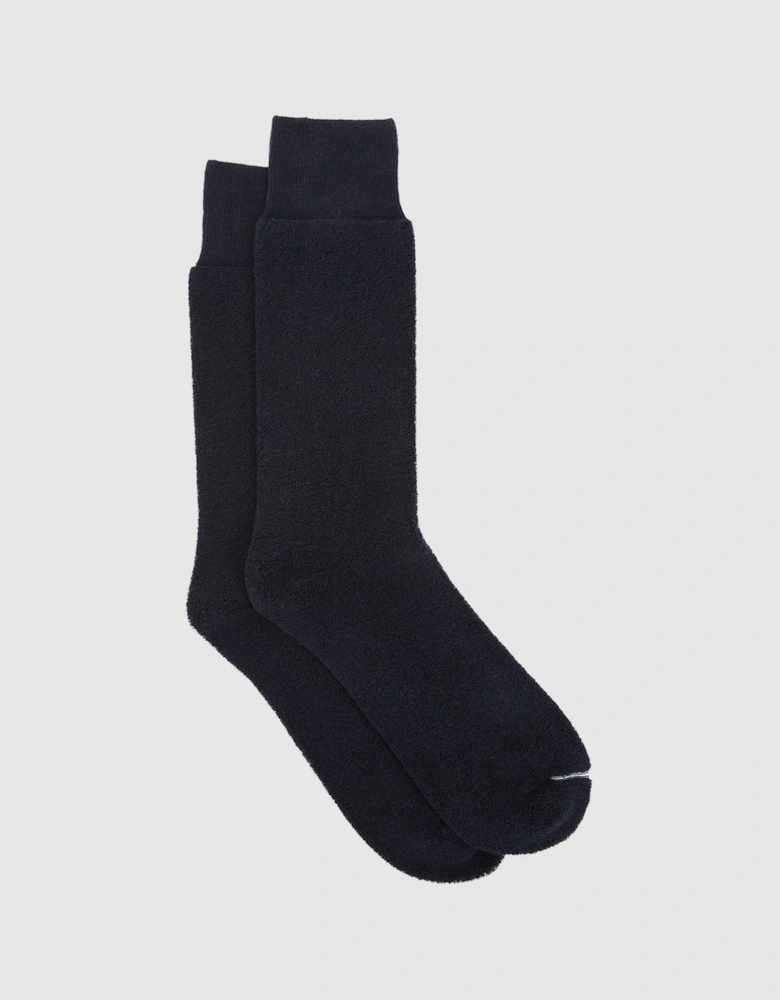 Cotton Blend Terry Towelling Socks