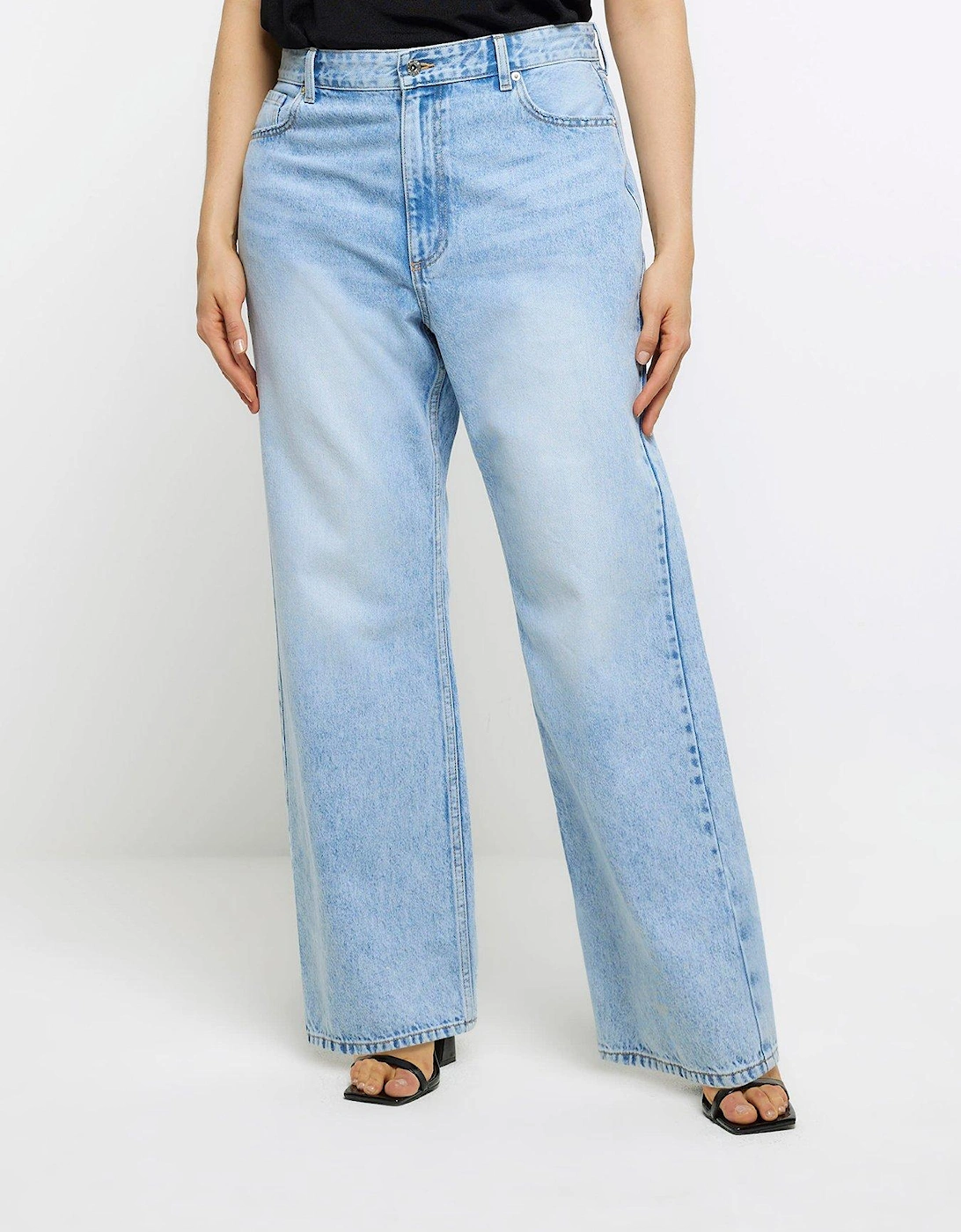 Plus 90s Straight Jeans - Light Wash, 6 of 5