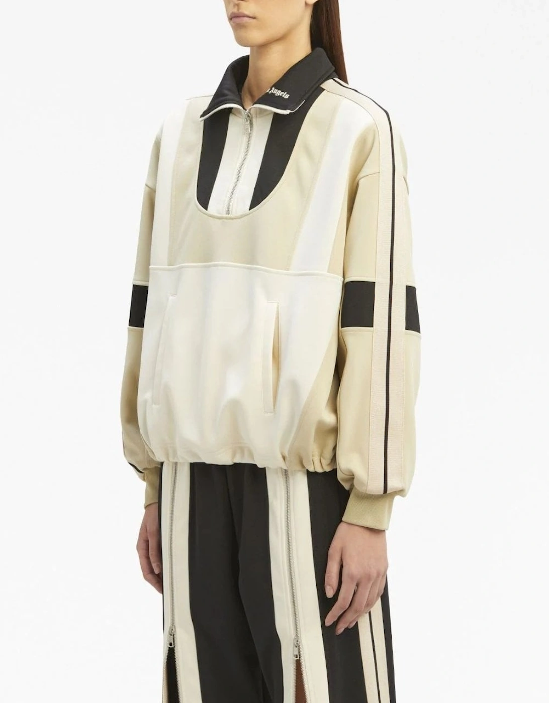 Womens Cut Anorak Track Top Butter