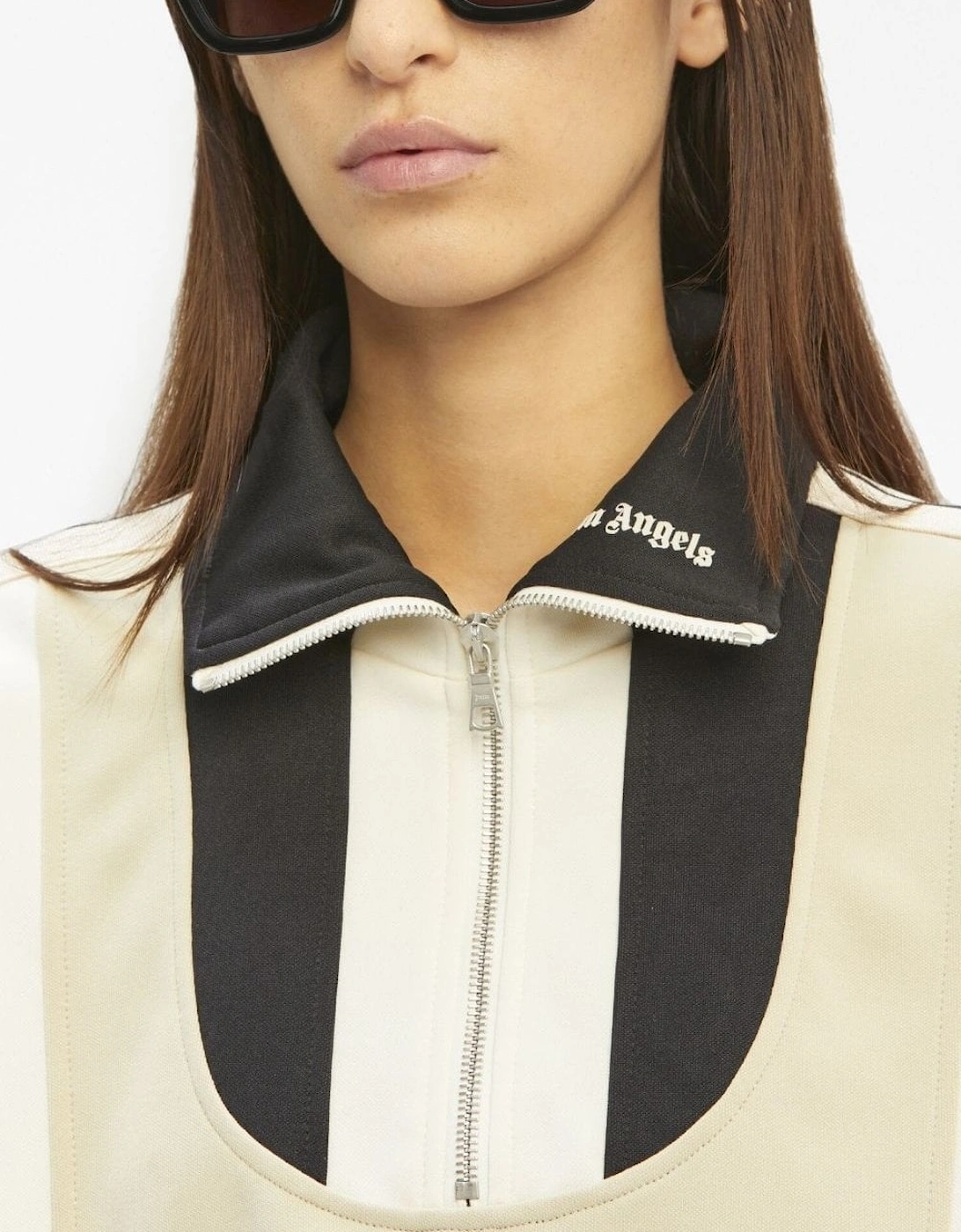 Womens Cut Anorak Track Top Butter