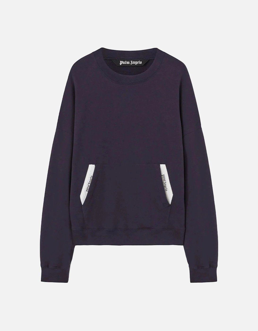 Sartorial Tape Pocket Crew-neck Sweatshirt Navy, 7 of 6