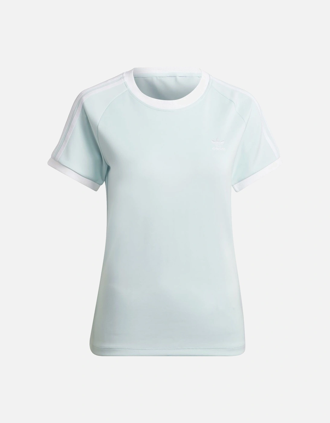 Womens Adicolor Classics Slim 3-Stripes T-Shirt, 7 of 6