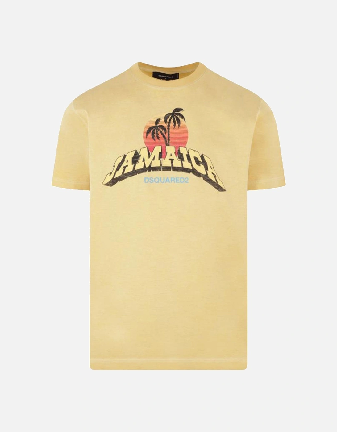 Mens Jamaica T-shirt Yellow, 3 of 2