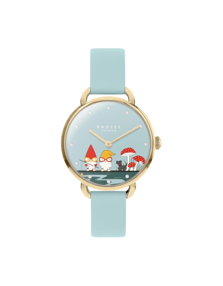 Ladies 25th Anniversary - Camden Collection Open Shoulder Pale Blue Watch