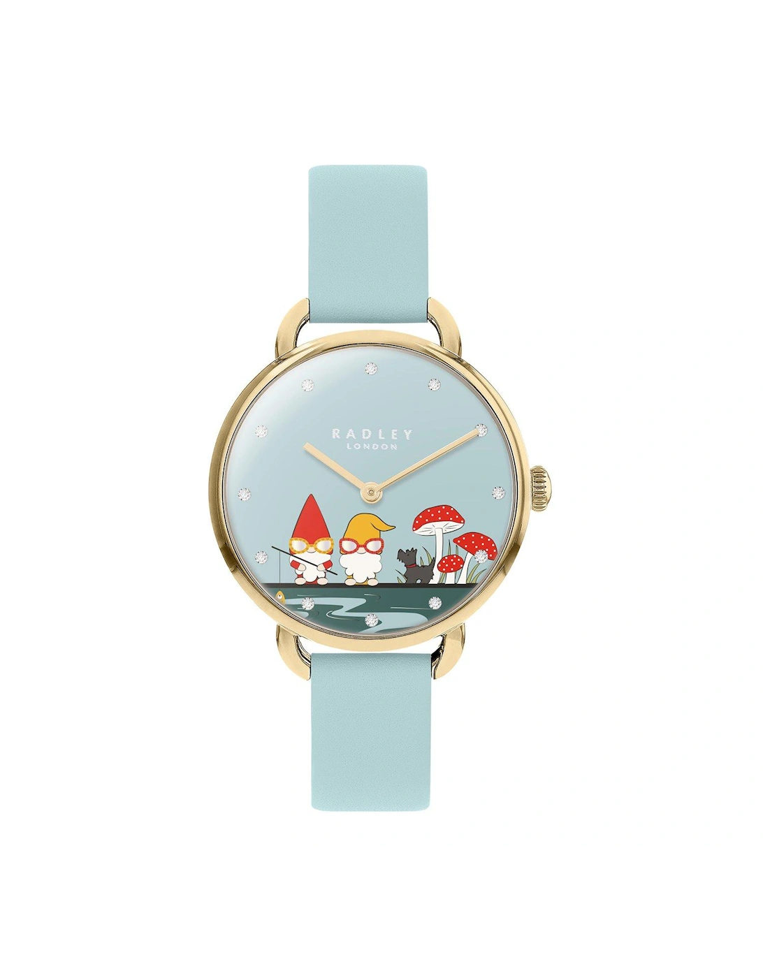 Ladies 25th Anniversary - Camden Collection Open Shoulder Pale Blue Watch, 3 of 2