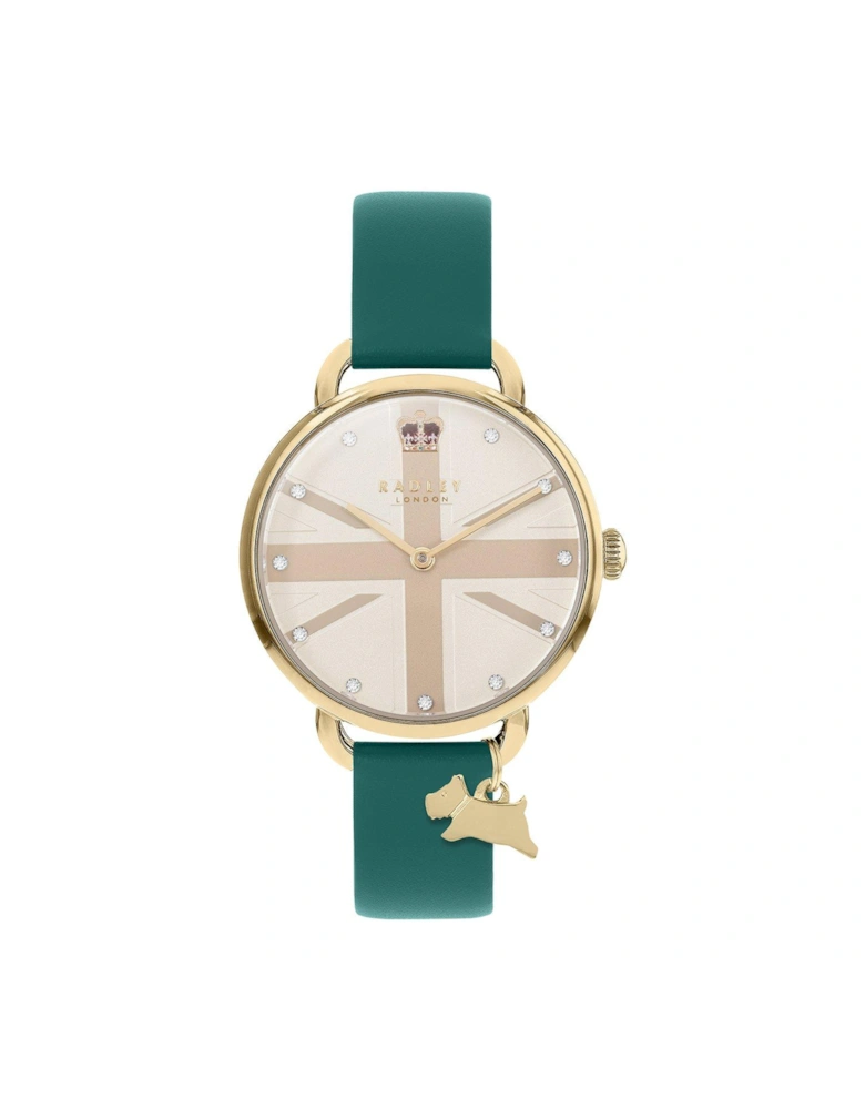 Ladies 25th Coronation Anniversary - Camden Collection Open Shoulder Teal Watch