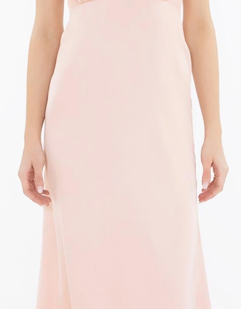 Mattox Midi Dress in Pink