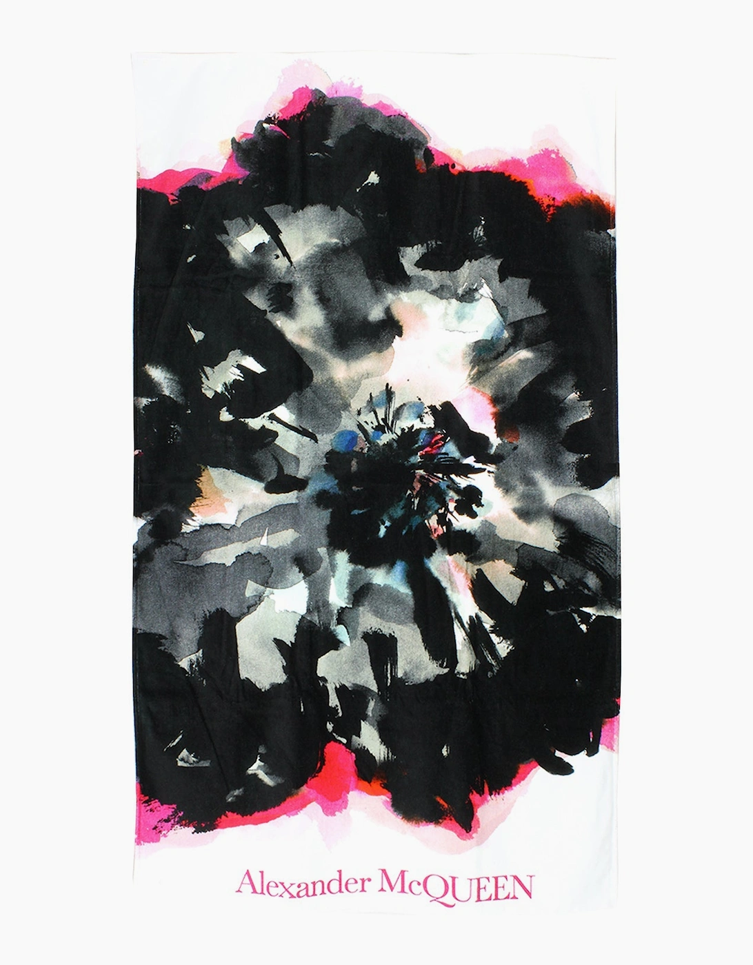 Men's Alexander McQueen Beach Towel - Black - Size: ONE size