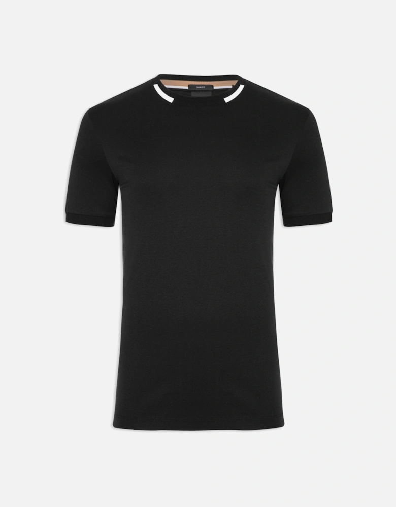 Hugo Mens Plain T Shirt Black