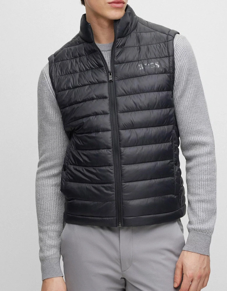 Mens Chest Icon Logo Gilet Navy