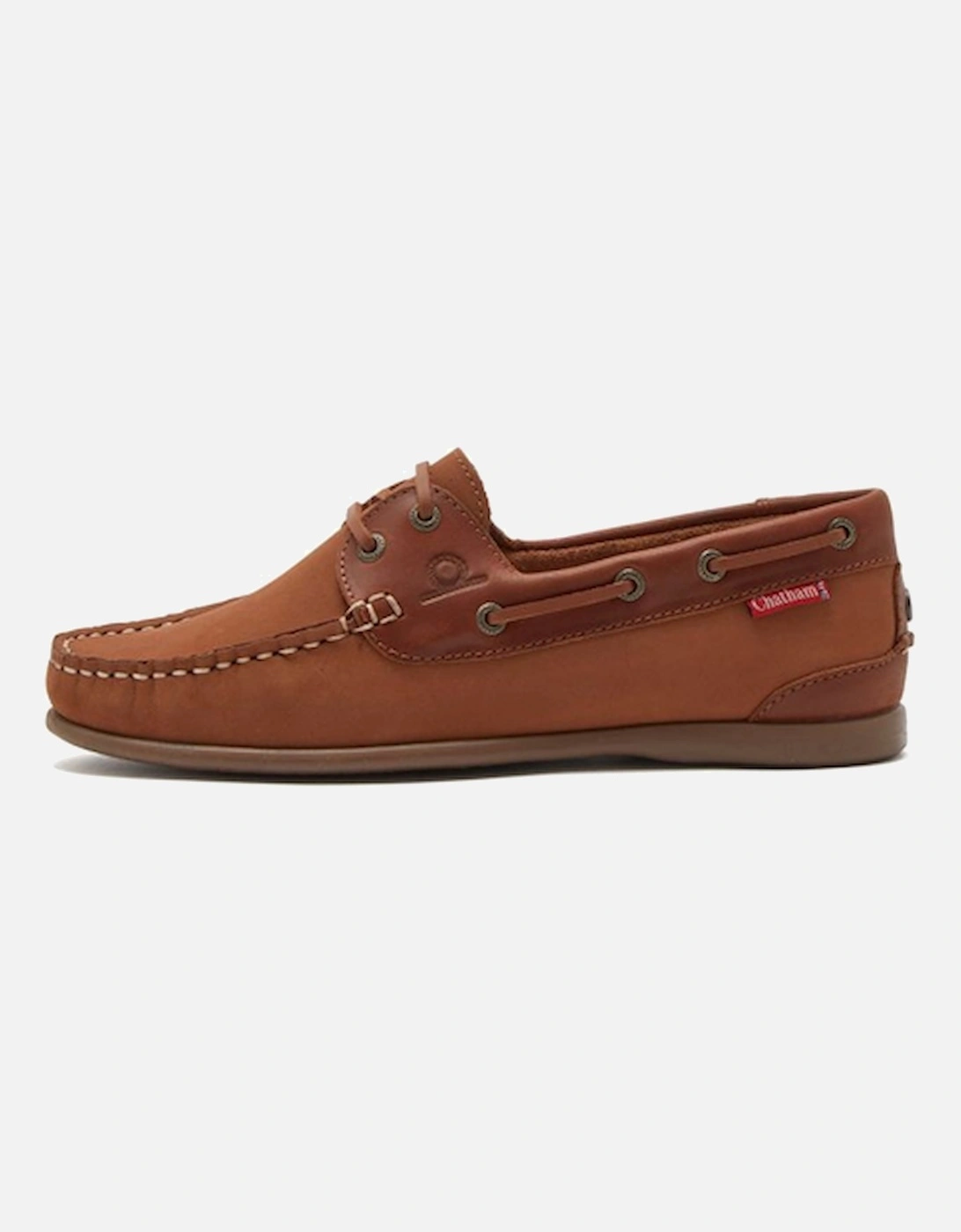 Women's Penang Leather Boat Shoe Tan/Tan