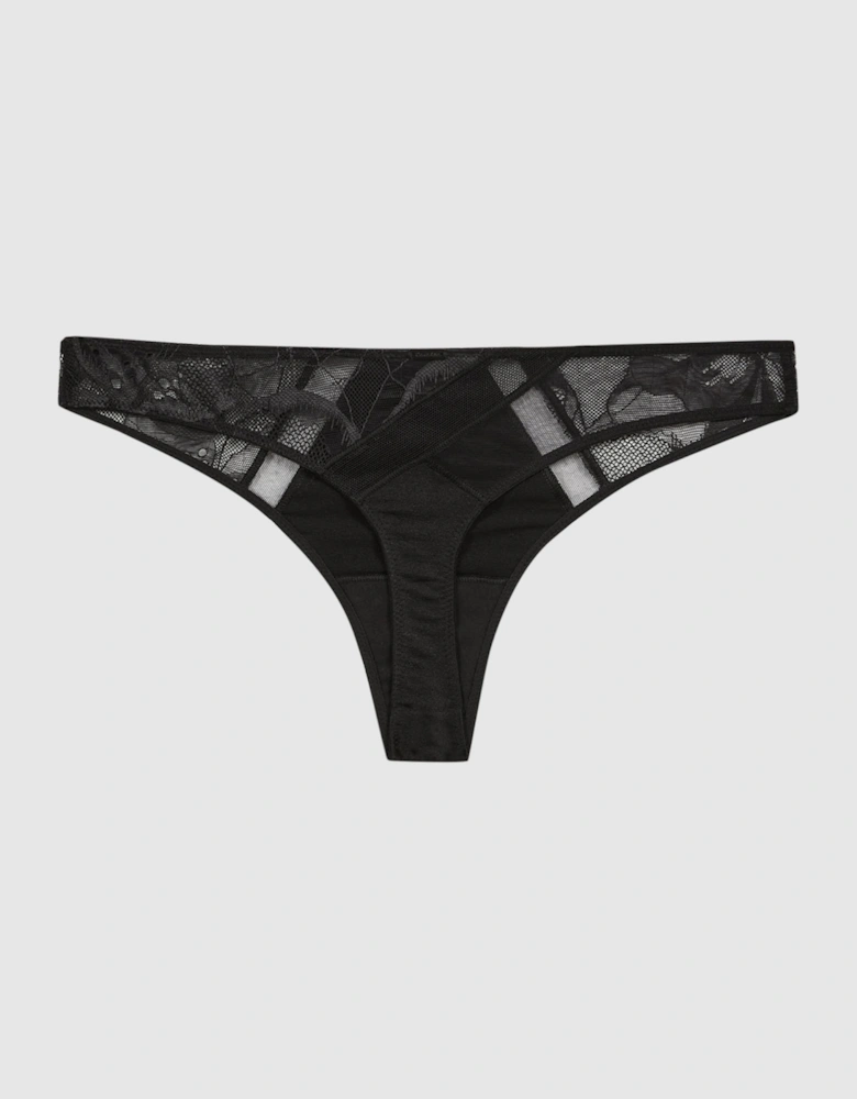 Calvin Klein Underwear Satin Lace Thong
