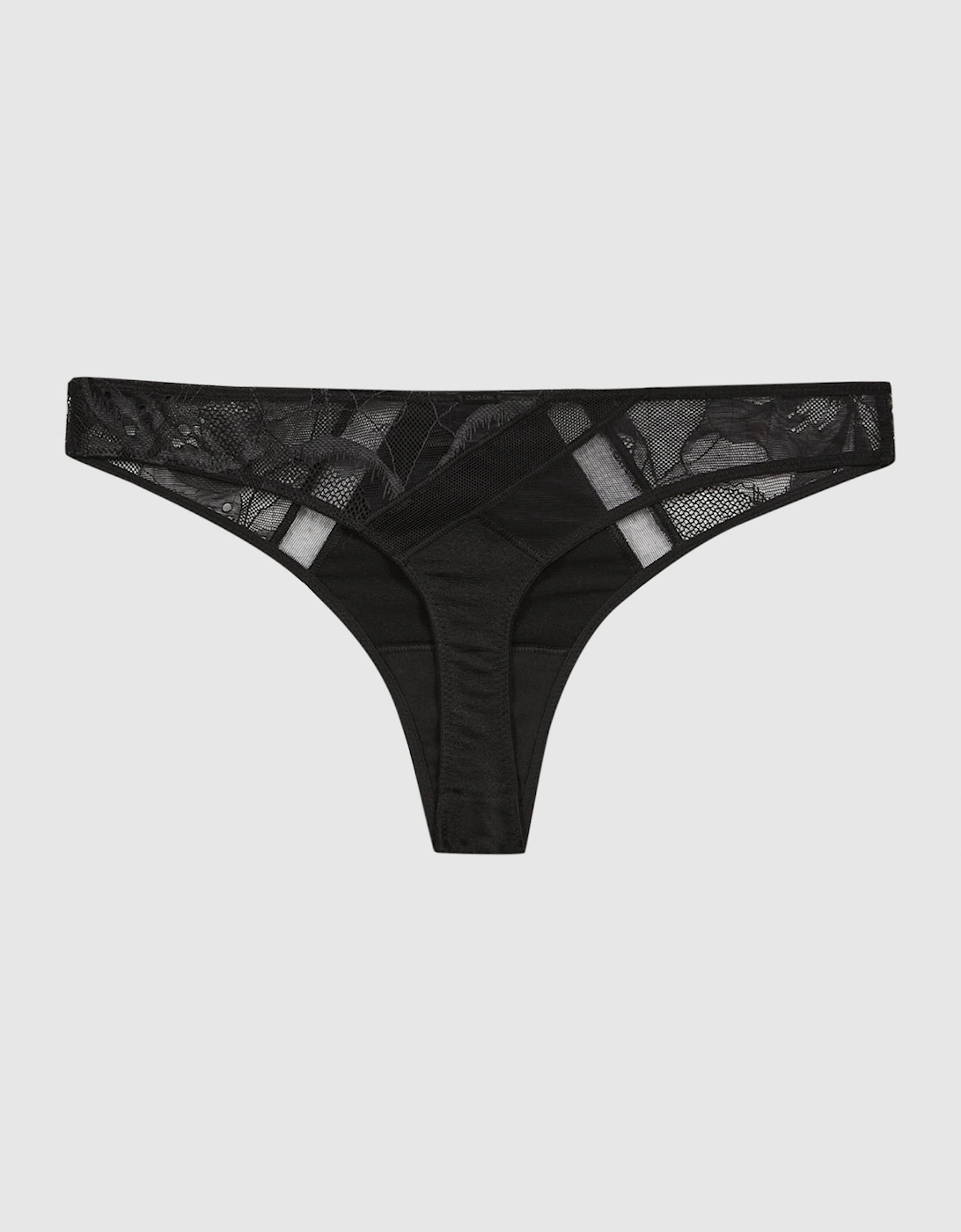 Calvin Klein Underwear Satin Lace Thong, 2 of 1