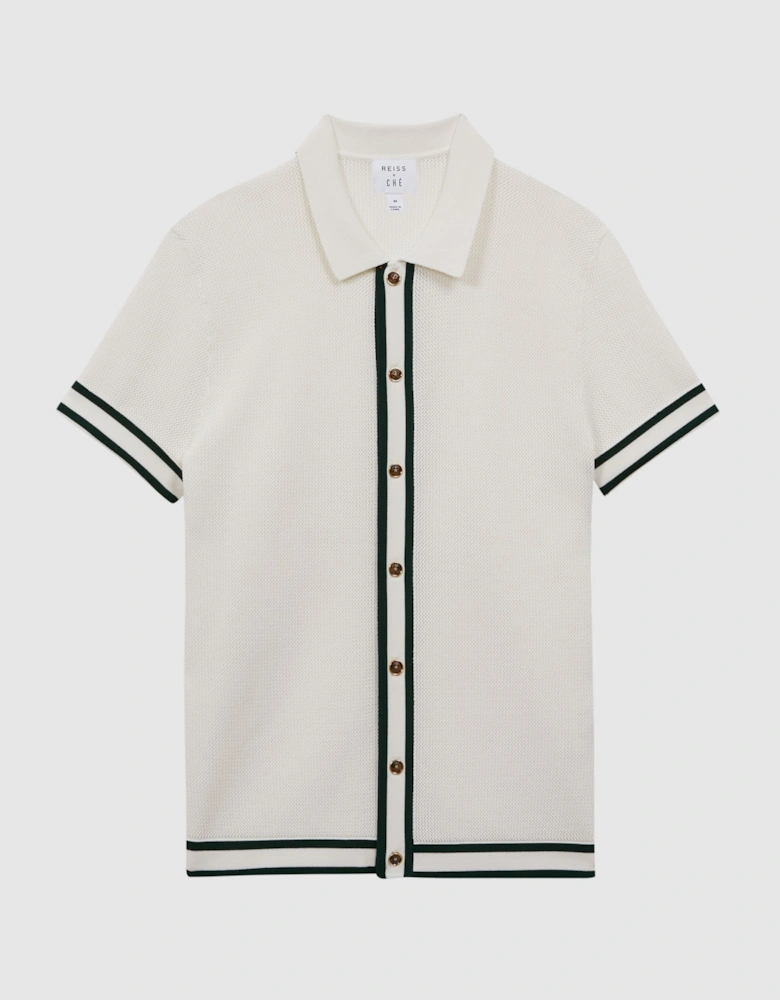 | Ché Knitted Button Through T-Shirt