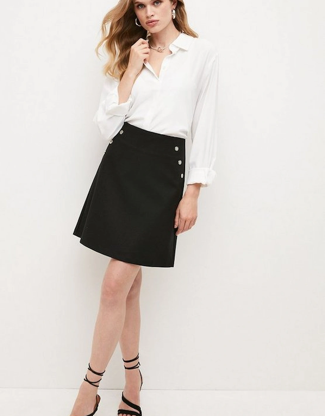 Petite Essential Techno Woven Skirt, 5 of 4