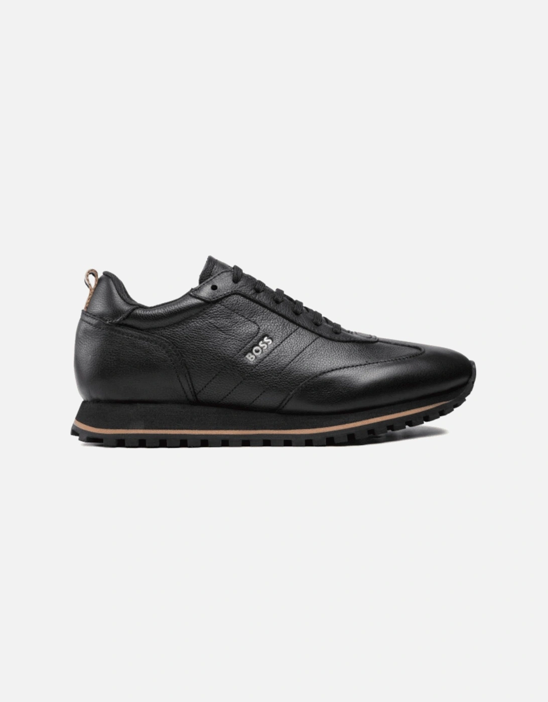 Mens Parkour Running Sneakers Black, 5 of 4