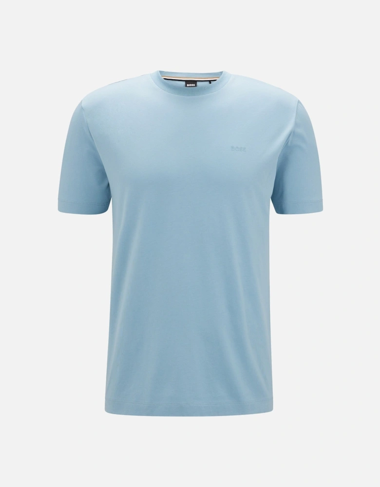 Mens Classic T Shirt Logo Blue
