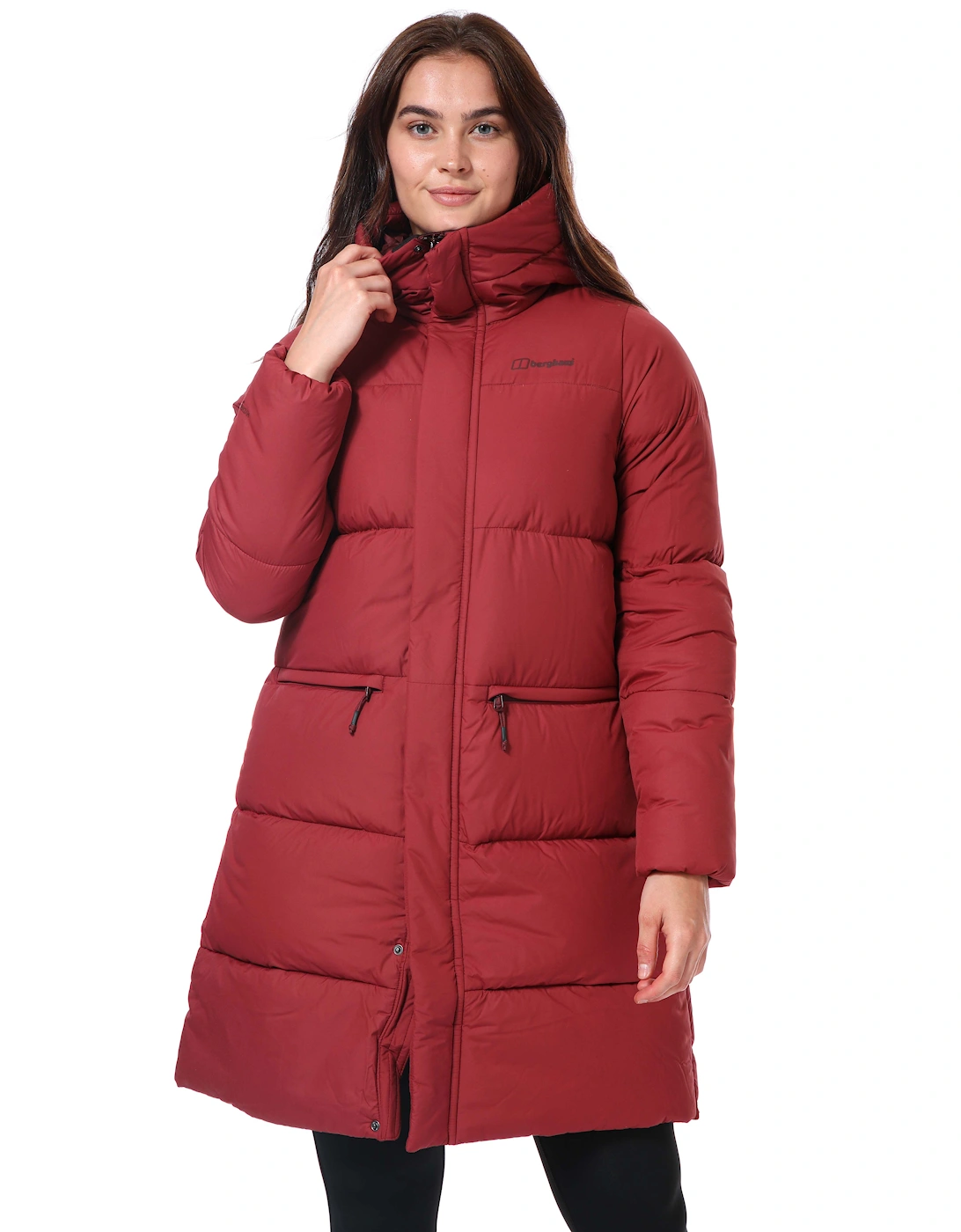 Womens Combust Reflect Long Down Jacket, 5 of 4