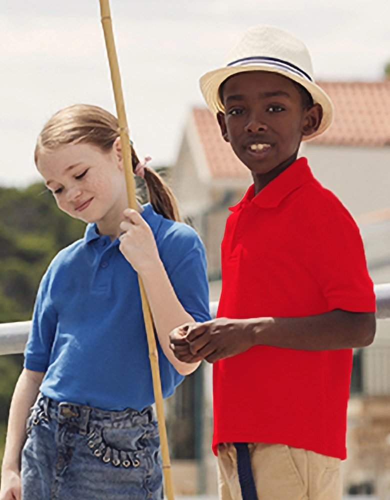 Childrens/Kids Unisex 65/35 Pique Polo Shirt