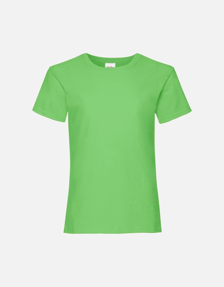Girls Childrens Valueweight Short Sleeve T-Shirt