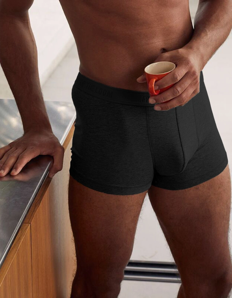 Mens Classic Shorty Cotton Rich Boxer Shorts (Pack Of 2)