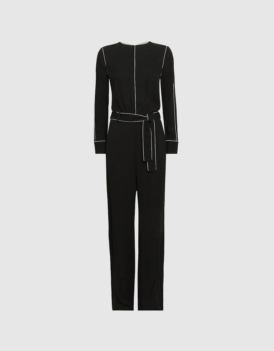 Belted Trim Jumpsuit, 2 of 1