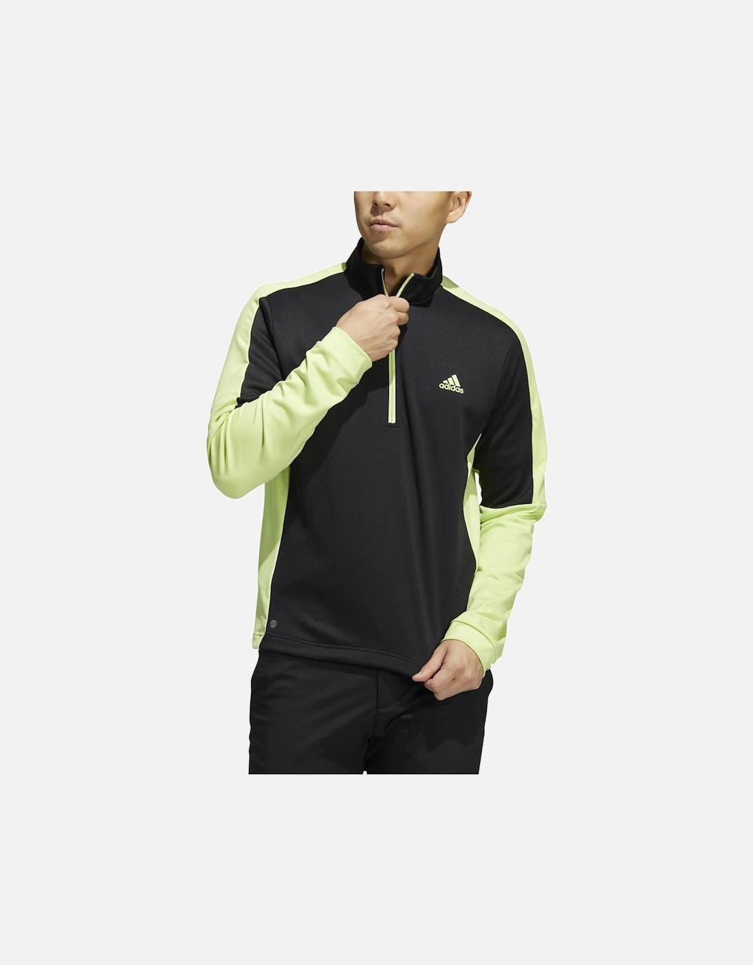 Mens Colourblock Quarter-Zip Sweatshirt