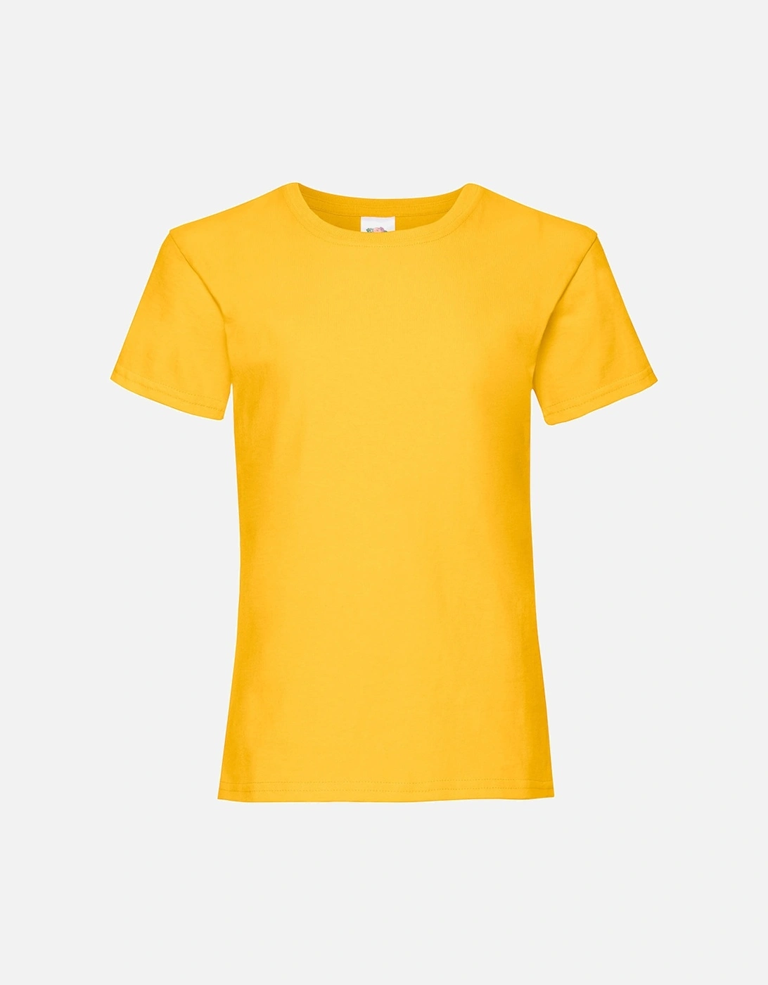 Girls Childrens Valueweight Short Sleeve T-Shirt, 4 of 3
