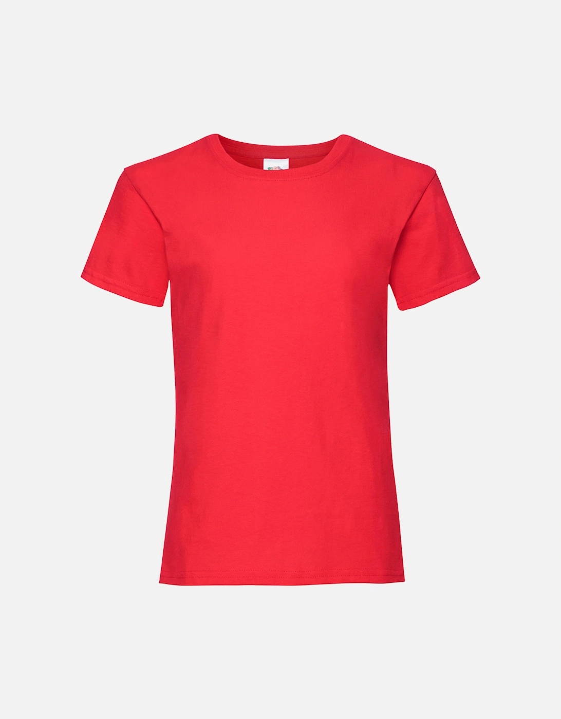 Girls Childrens Valueweight Short Sleeve T-Shirt, 3 of 2