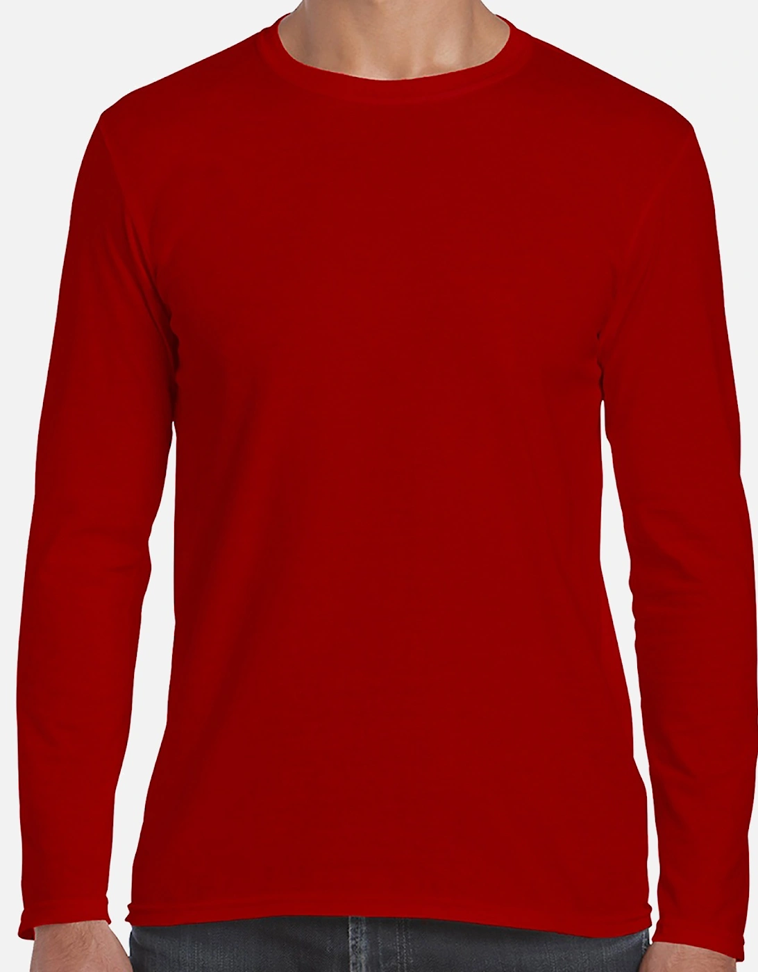 Mens Soft Style Long Sleeve T-Shirt (Pack Of 5)