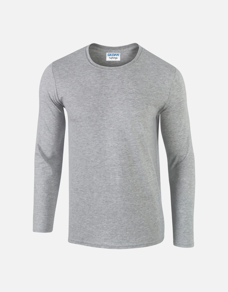 Mens Soft Style Long Sleeve T-Shirt (Pack Of 5)