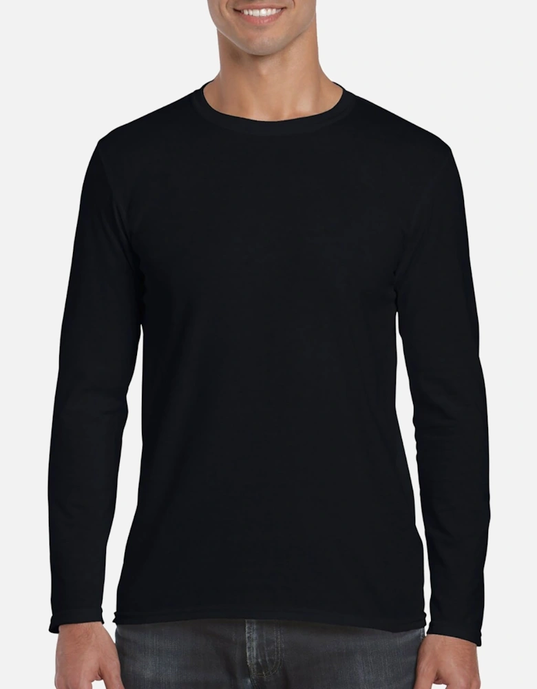 Mens Soft Style Long Sleeve T-Shirt (Pack Of 5)