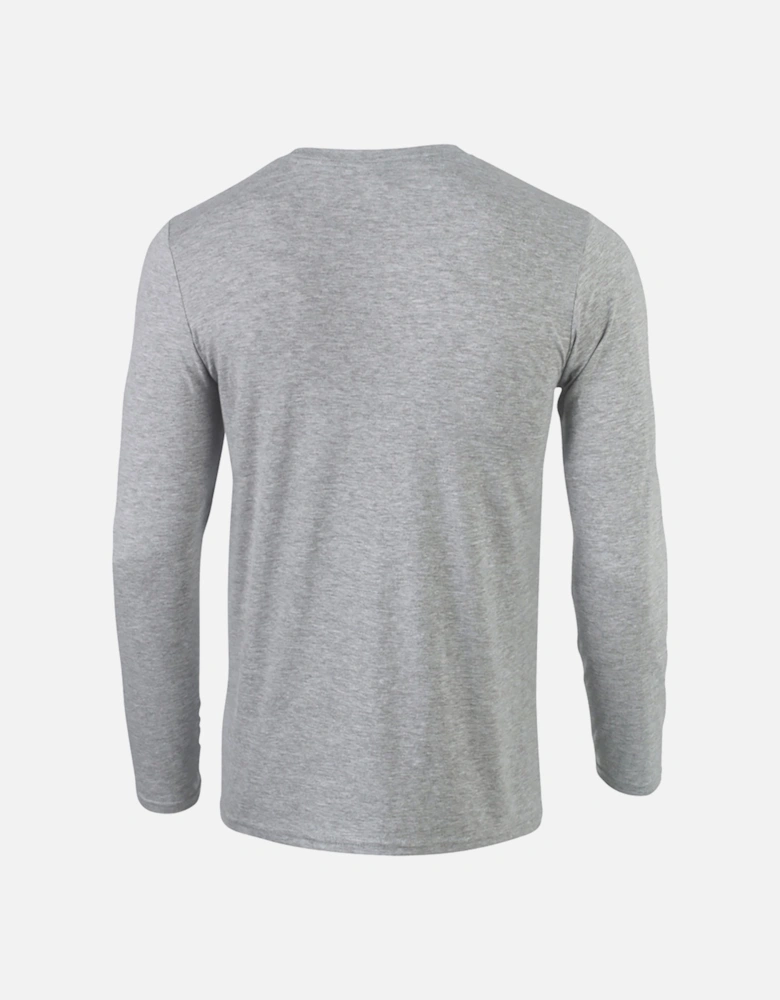 Mens Soft Style Long Sleeve T-Shirt (Pack Of 5)