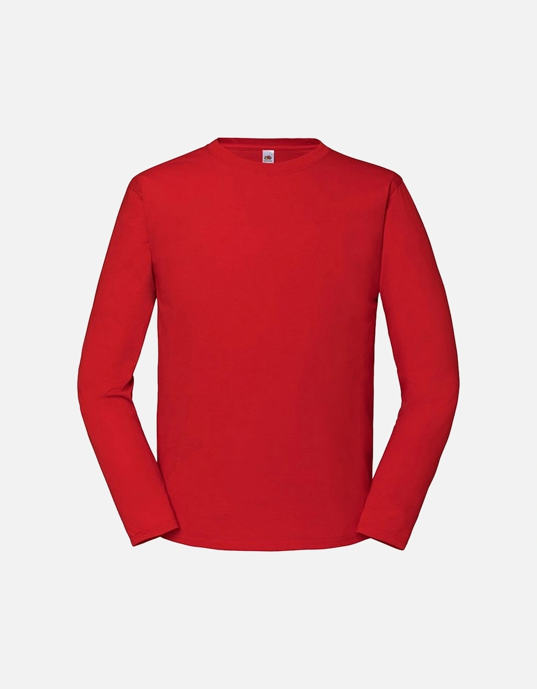 Mens Iconic 195 Premium Ringspun Cotton Long-Sleeved T-Shirt, 3 of 2