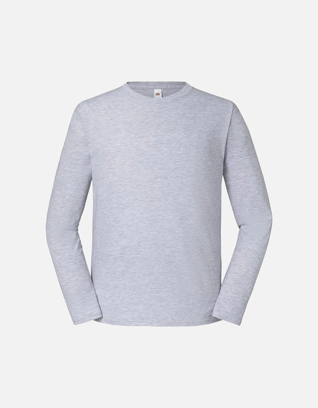 Mens Iconic 195 Premium Ringspun Cotton Long-Sleeved T-Shirt, 3 of 2