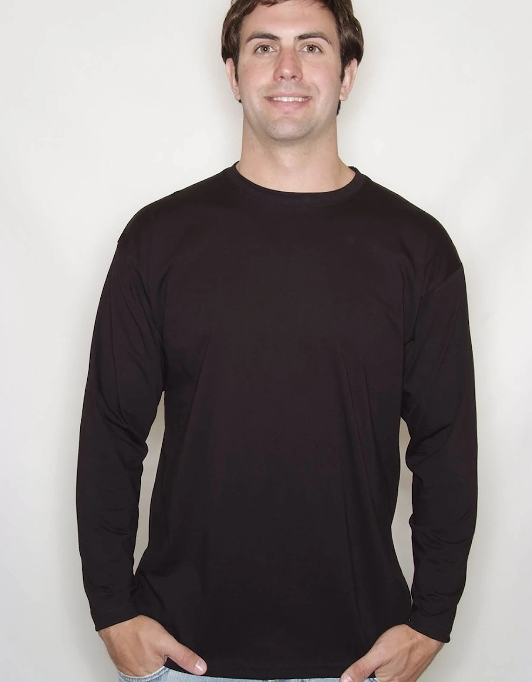 Mens R Long-Sleeved T-Shirt